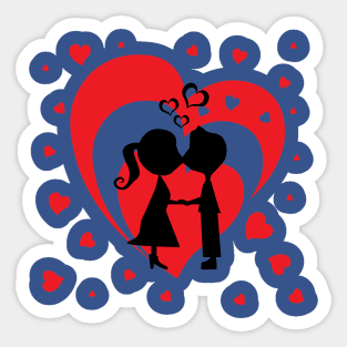 Couple Love Sticker